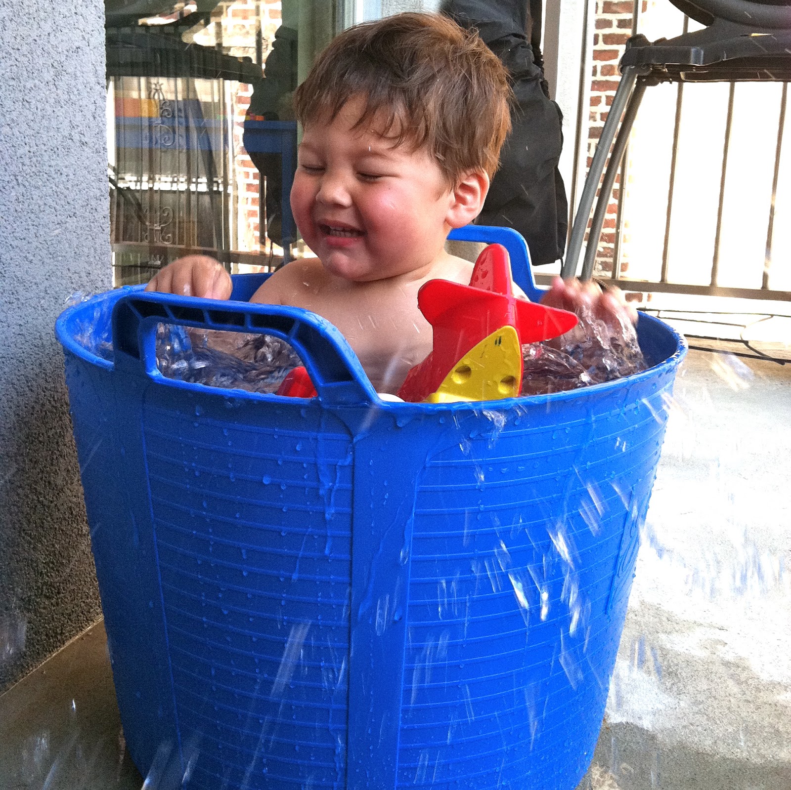 New York City Family Stick Your Baby in a Bucket How To Cool Off NYC