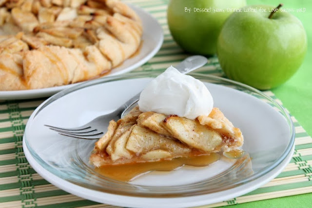 Caramel Apple Crostata combines the best flavors of Fall in this rustic-style dessert!