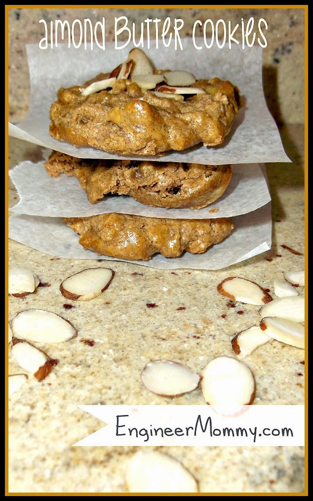 Almond Butter Cookie recipe from Engineer Mommy cookie recipe; almond cookies #cookies Ducks 'n a Row
