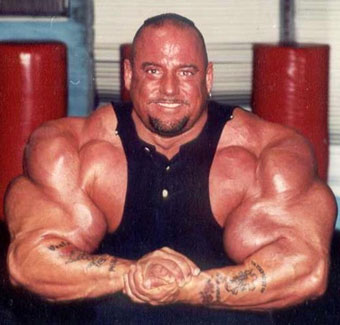 World's biggest steroid man