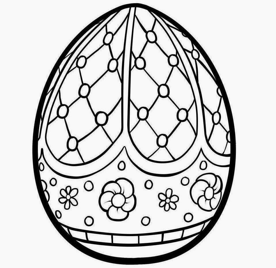 Printable Easter Egg For Kid Coloring Drawing Free wallpaper