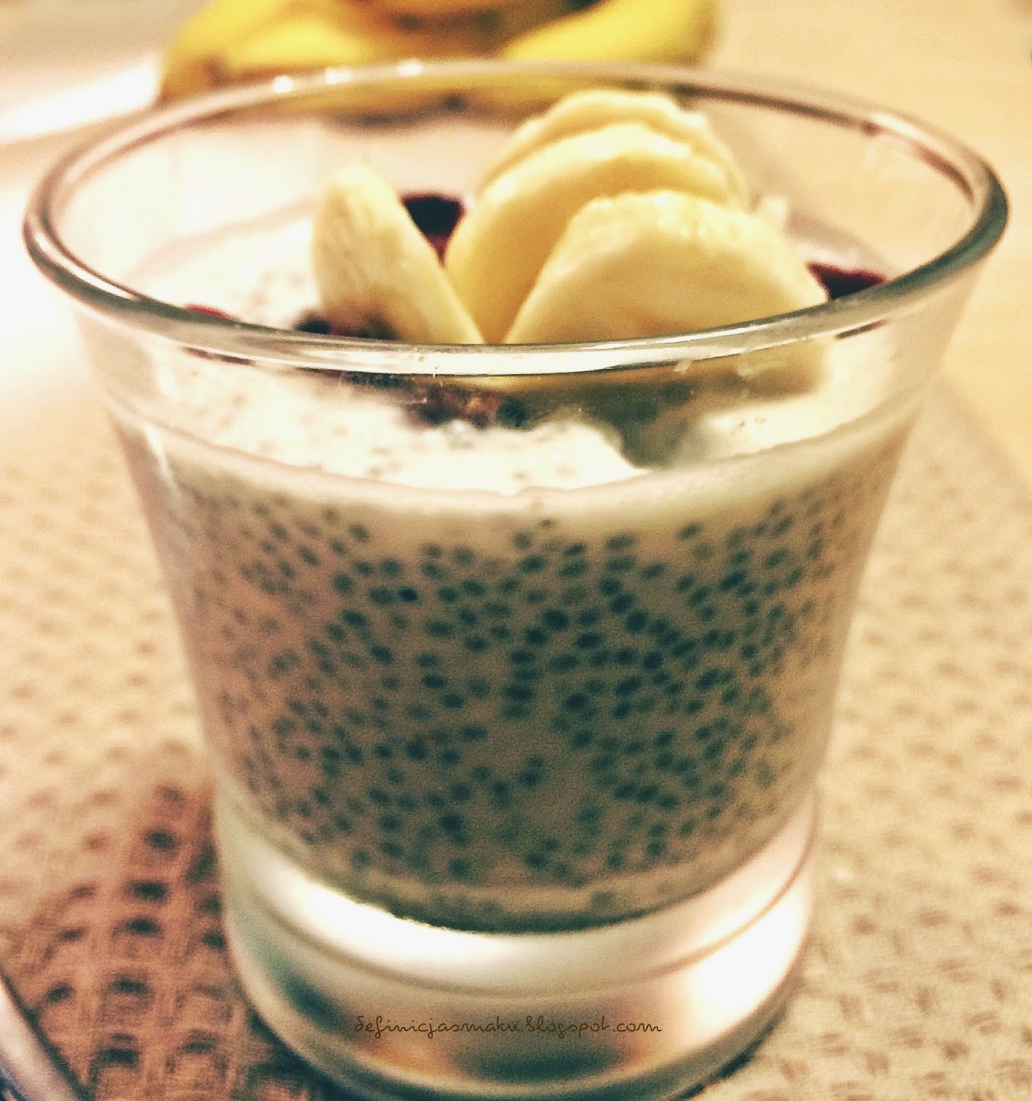 Pudding z nasionek chia z bananem Definicja Smaku