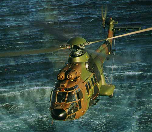 AS 532 Cougar Twin Engine Combat Helicopter