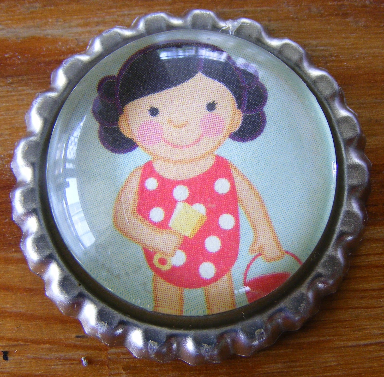 Colourblast! Bottle cap teacher's gift idea