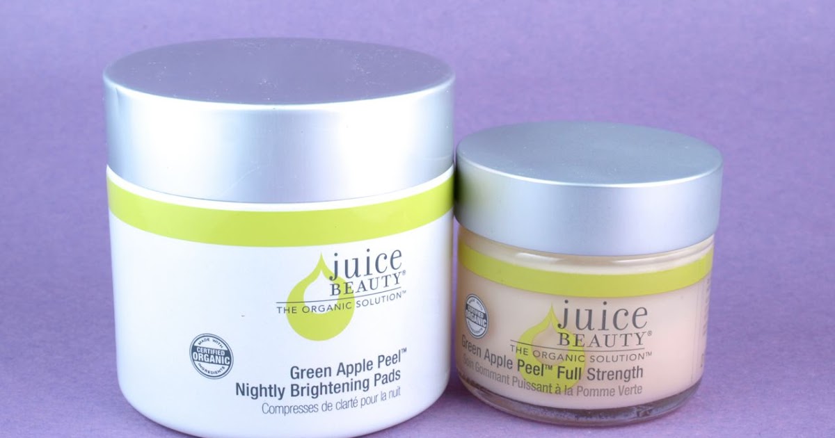 Juice Beauty Green Apple Peel Nightly Brightening Pads & Green Apple Peel Full Strength Review