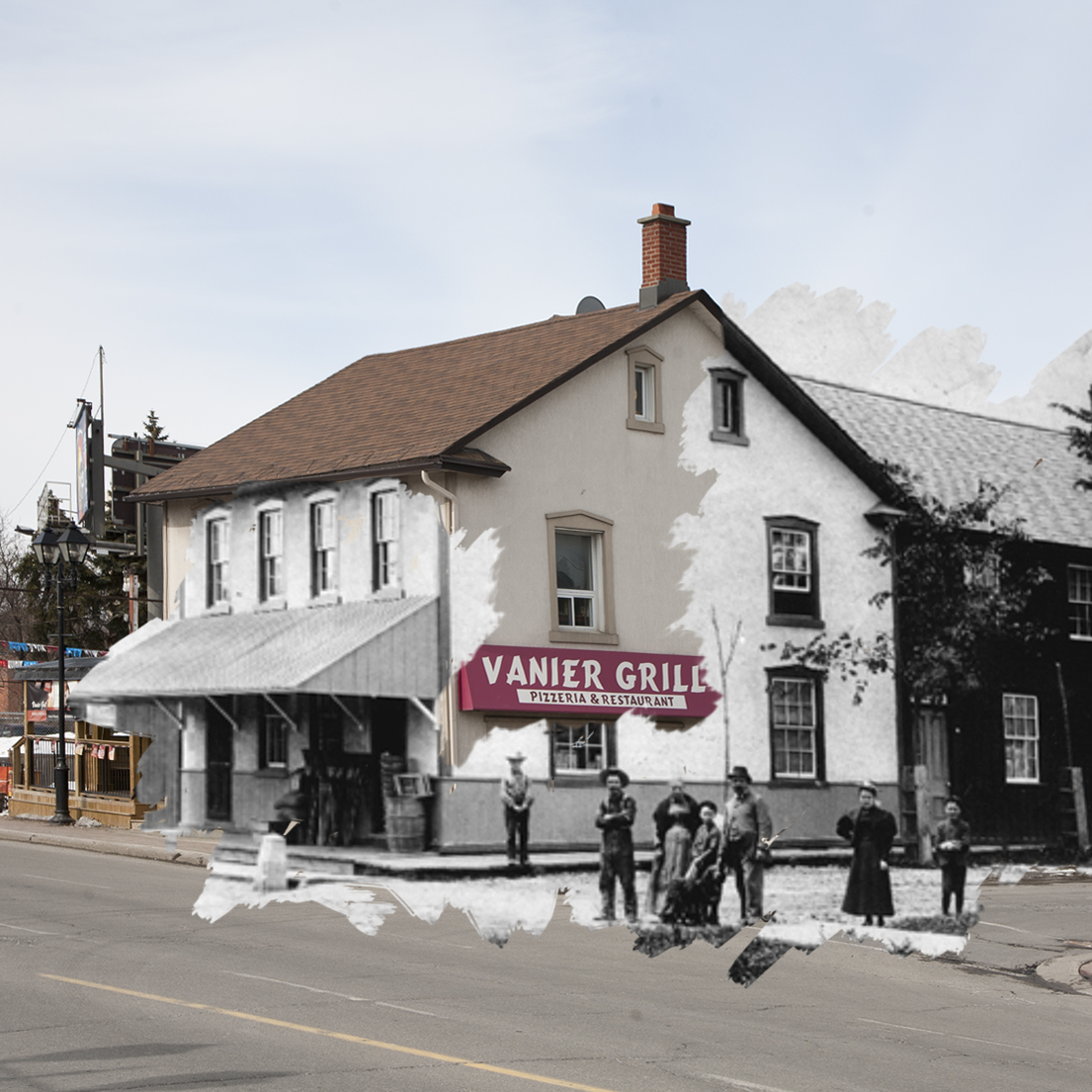 Then and Now Durocher Grocery Store / Vanier Grill VanierNow