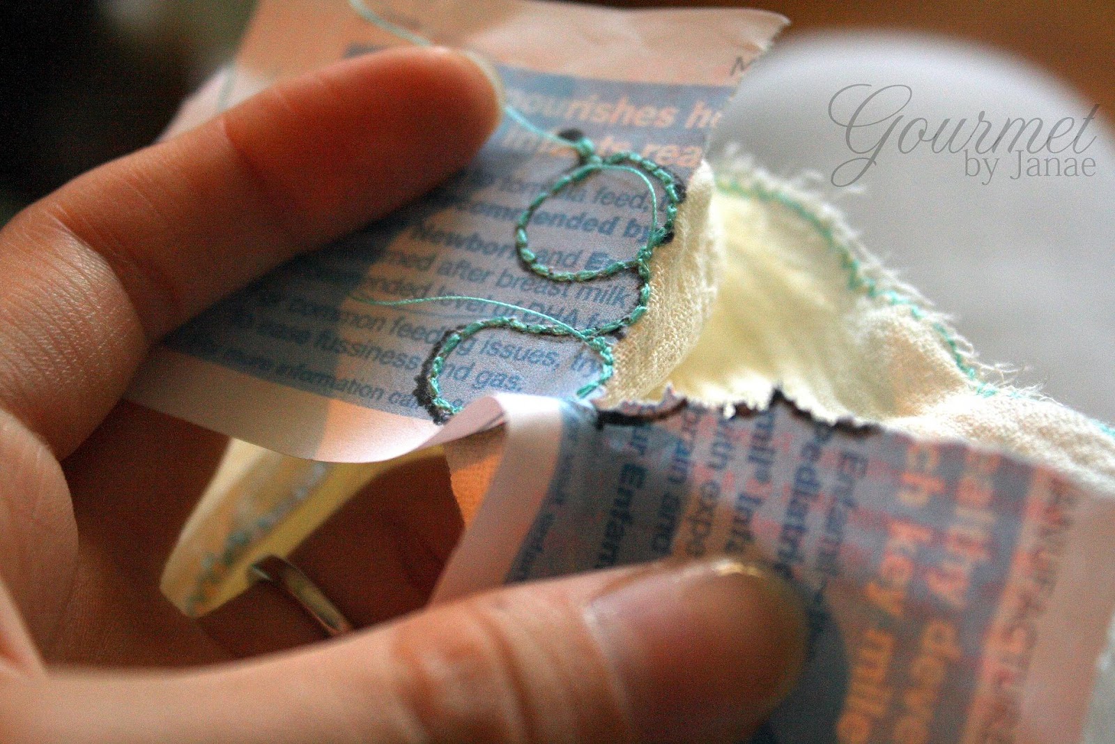 Gourmet by Janae Simple Personalized Cotton Baby Blanket