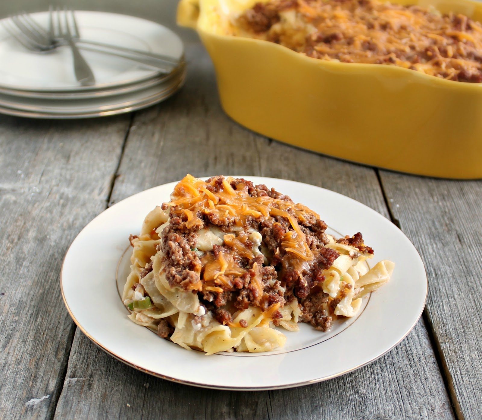 Hungry Couple Sour Cream Noodle Bake