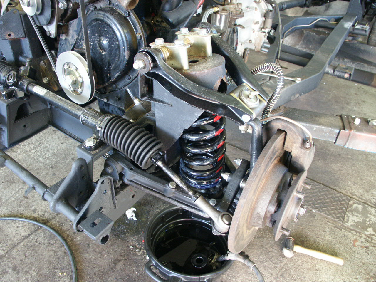 Revington TR Triumph TR Specialists TR2TR3A Steering Rack Conversion