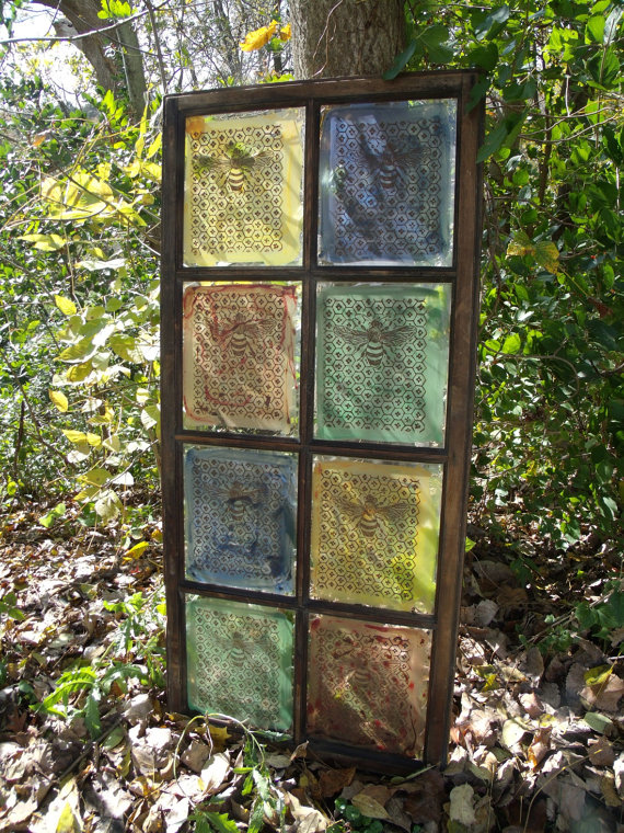 How do you repurpose auto glass from a salvage yard?