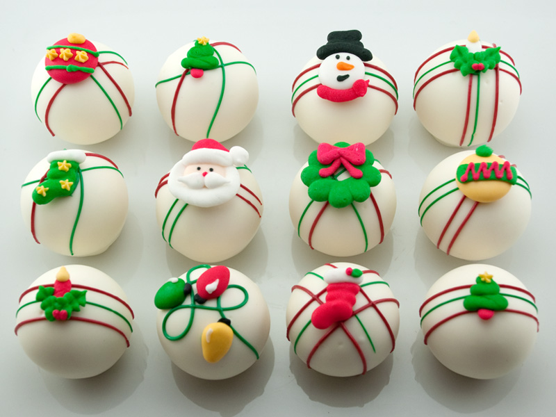 Festivals Pictures: Candy Cane Cake Balls PIctures, Candy ...