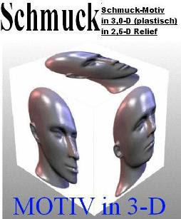 Schmuck 3D Motiv Design