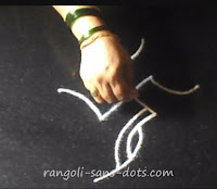 Extend one line outward and to that line draw curved lines curved-line-pattern-2.jpg