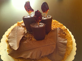 354º Receta: Tarta Navideña, Tarta Centro De Mesa Navideño,  Especial 3 Aniversario Del Blog
