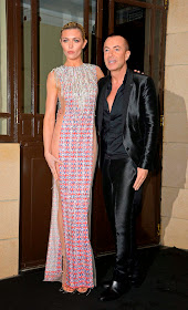 Abbey Clancy See-Through Dress at Fashion for the Brave in London