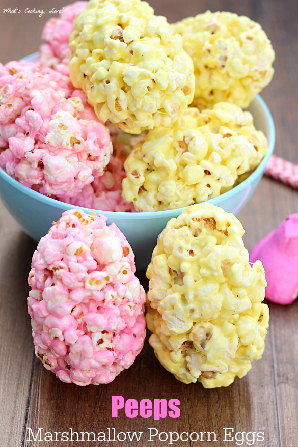 Peeps Marshmallow Popcorn Eggs Whats Cooking Love?