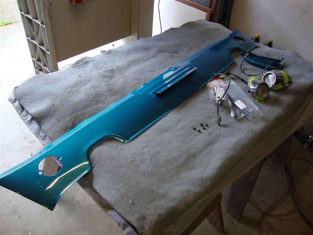 1968 Mustang Convertible Restoration Rear Valance & Bumper