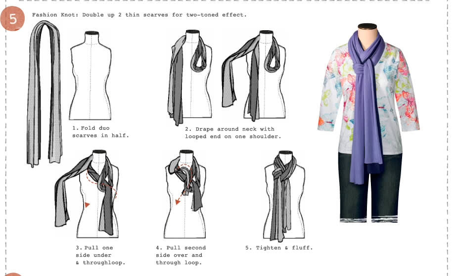 B&B FASHION HOUSE HOW TO TIE A SCARF