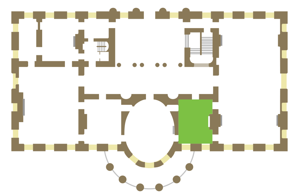 The Devoted Classicist White House Green Room Through Mamie Eisenhower - White House Green Room Floor Plan The Devoted Classicist White House Green Room Through Mamie Eisenhower - White House Green Room Floor Plan