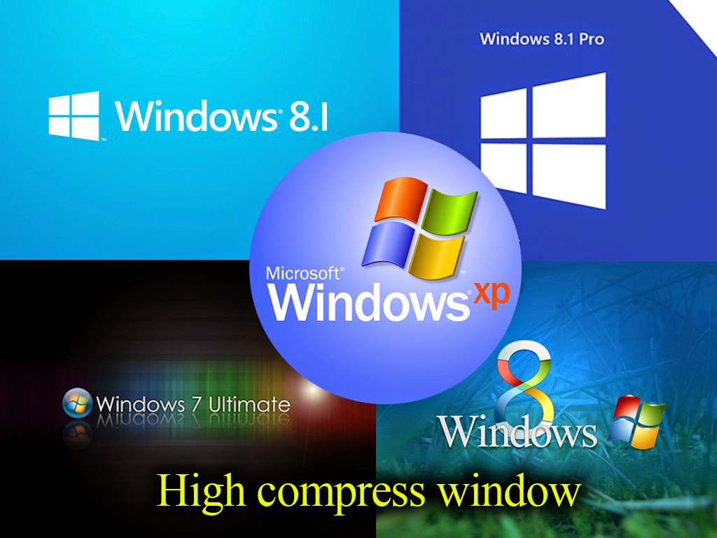 ဗမာ့သား နည္းပညာ: 10mb အထိခ်ဳံ႕ထားတဲ့ window xp ကေန 8.1 ထိ စုစည္းထားျခင္း ( MB only High compress