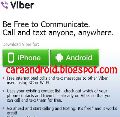 Viber Aplikasi Gratis  Telepon dan Sms Cross Platform