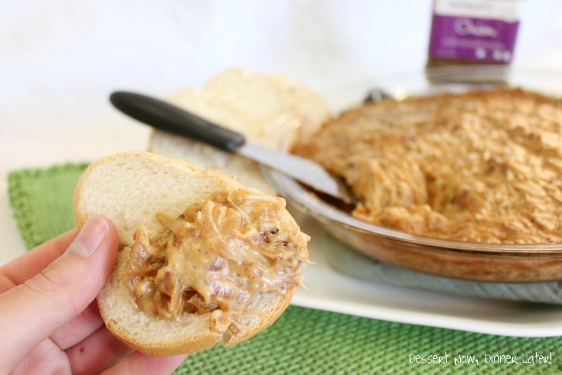 Hot Onion Dip Dessert Now, Dinner Later!