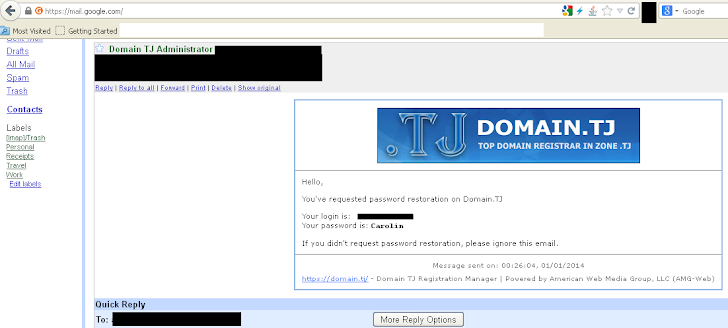 Tajikistan Domain Registrar hacked; Google, Yahoo, Twitter, Amazon also defaced