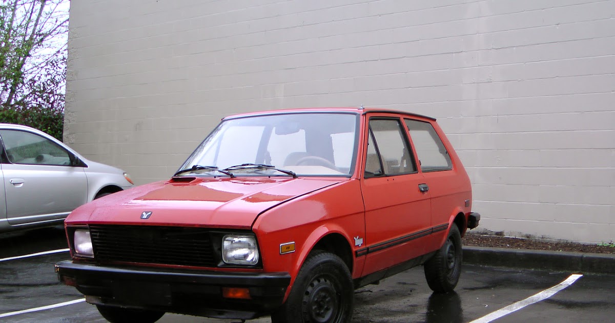 OLD PARKED CARS. 1986 Yugo GV (Great Value).