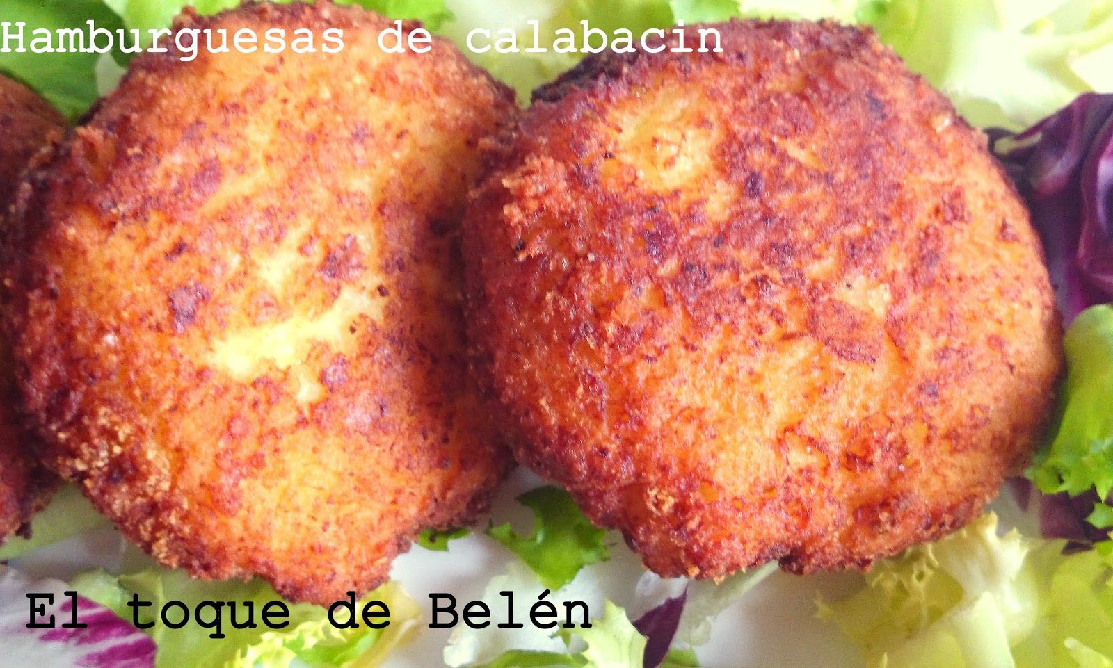 Hamburguesas De Calabacin 
