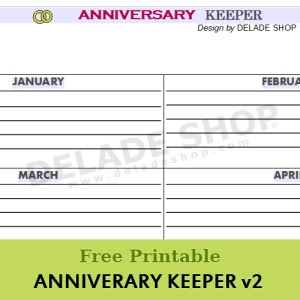 Pin It! Anniversary Keeper v2 by DELADESHOP.COM