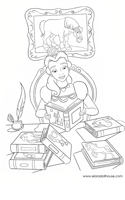 Coloring Pages For Girls Princesses. Little girls just love