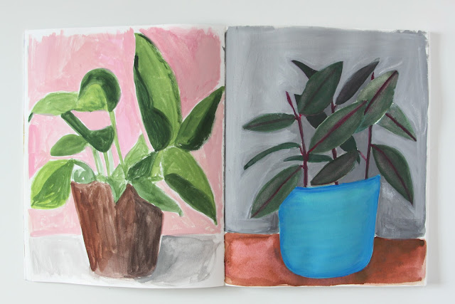 2x2 Sketchbook, Dana Barbieri, collaborations, sketchbooks, Anne Butera, Dana Barbieri