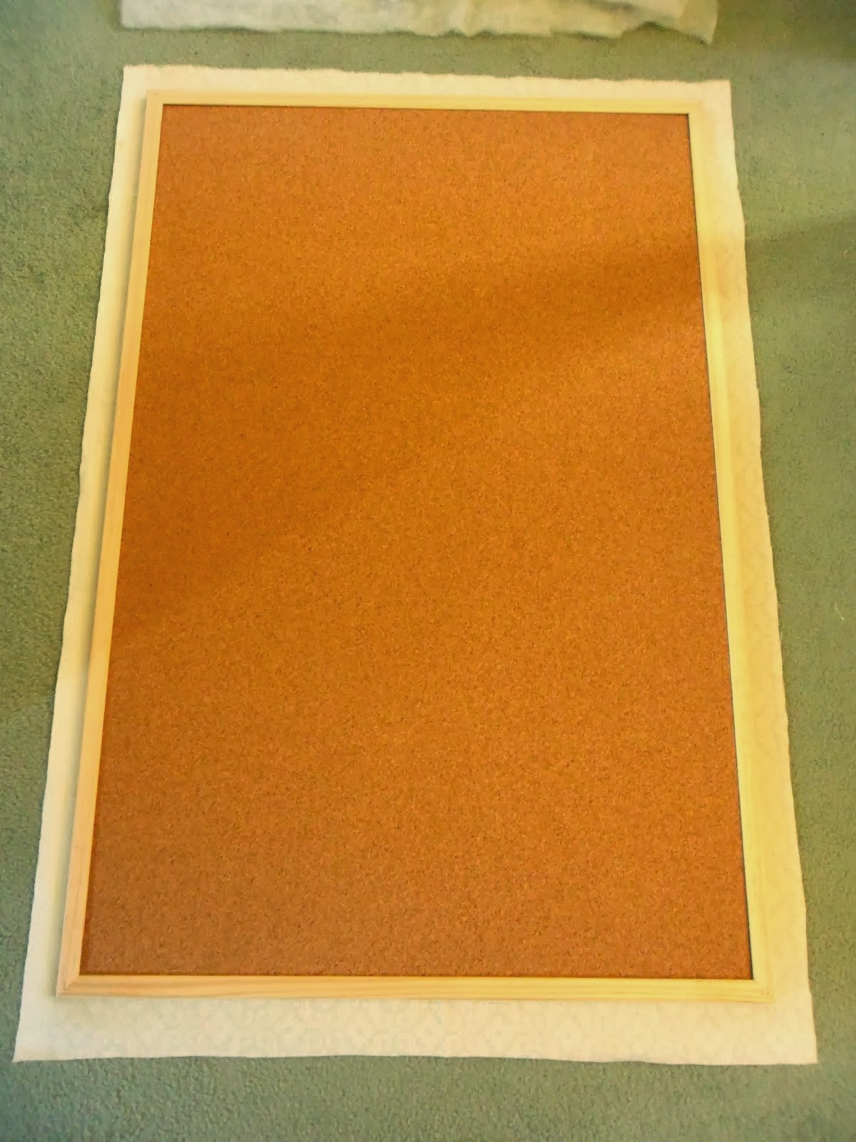 gillyflower How to Make a Fabric Covered Notice Board