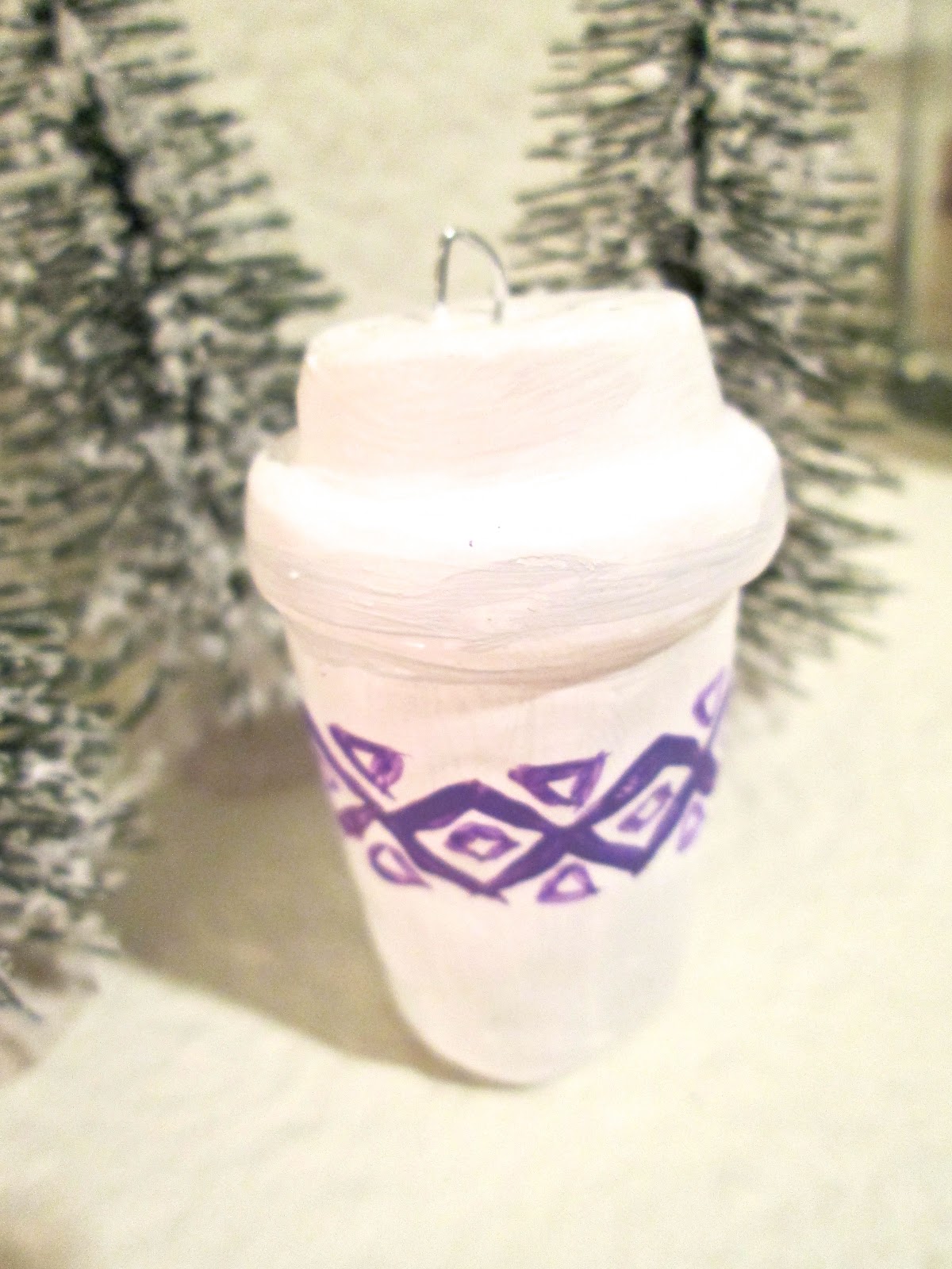 Blue Moon Sun DIY Coffee Cup Ornament Tutorial
