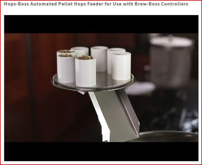Brew Boss Electric Home Brewing Hops Boss Automated Pellet Hops