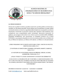 Alianza Nacional de Organizaciones de la Banca " El Barzón Mexiquense"