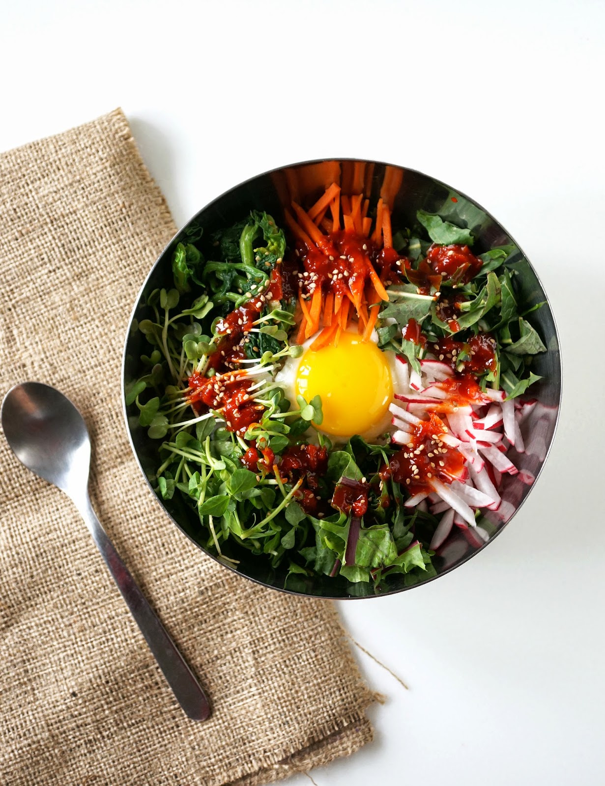 Miss Hangrypants Spring Greens Bibimbap