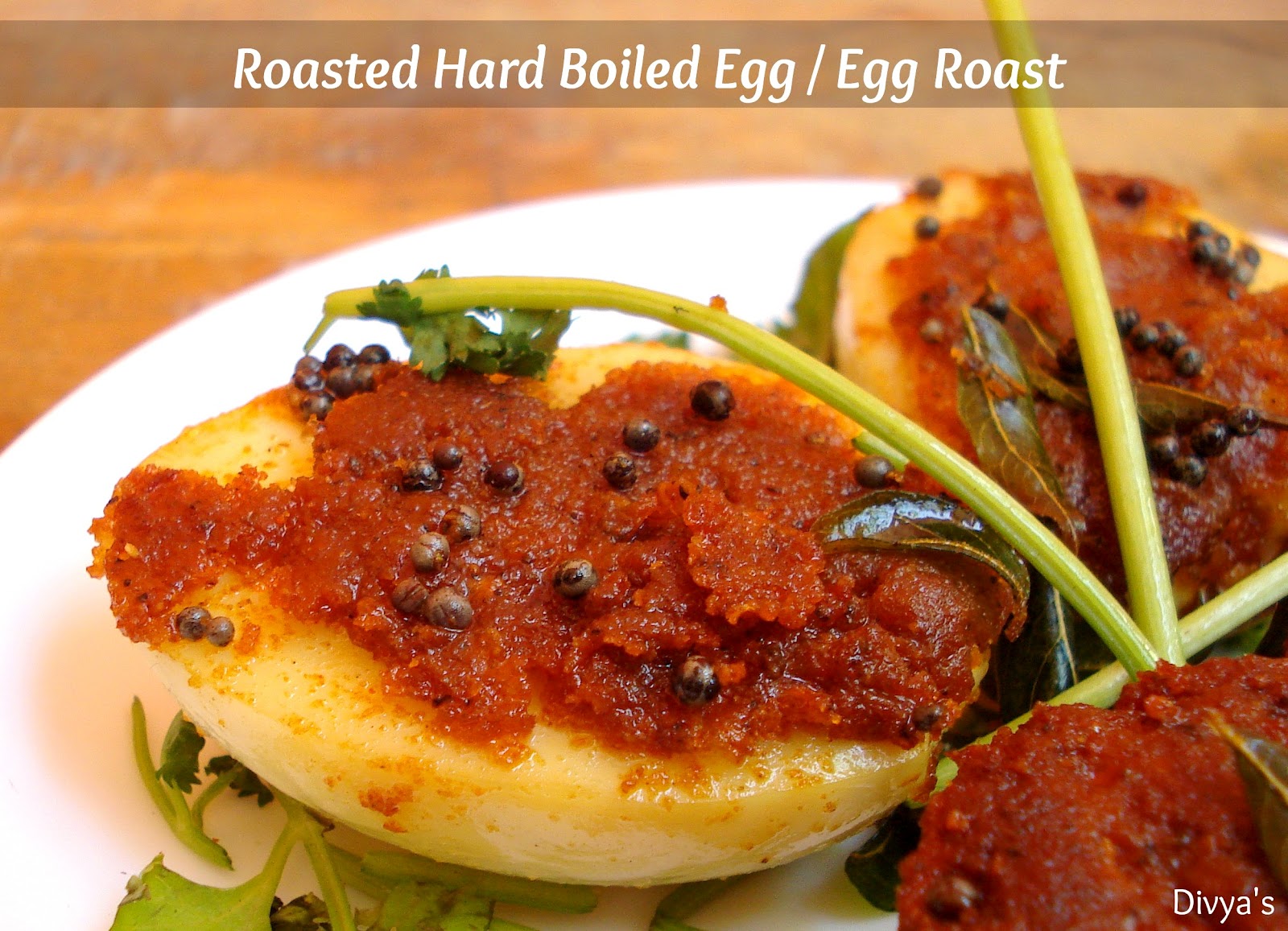 Roasted Hard Boiled Egg / Egg Roast You Too Can Cook