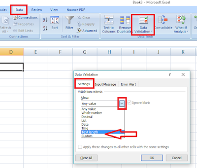 How to Add Error Message in MS Excel Min Max Numbers & Text Length,make error message in ms excel,how to add error message,minimum and maximum character length,minimum and maximum numbers length,data validation in excel,excel 2007,2003,2010,excel 2016,excel 2013,how to know mistakes in excel,Input Message,how to add Error Alert,wrong alert message,excell error,character length,Microsoft Excel (Software)
