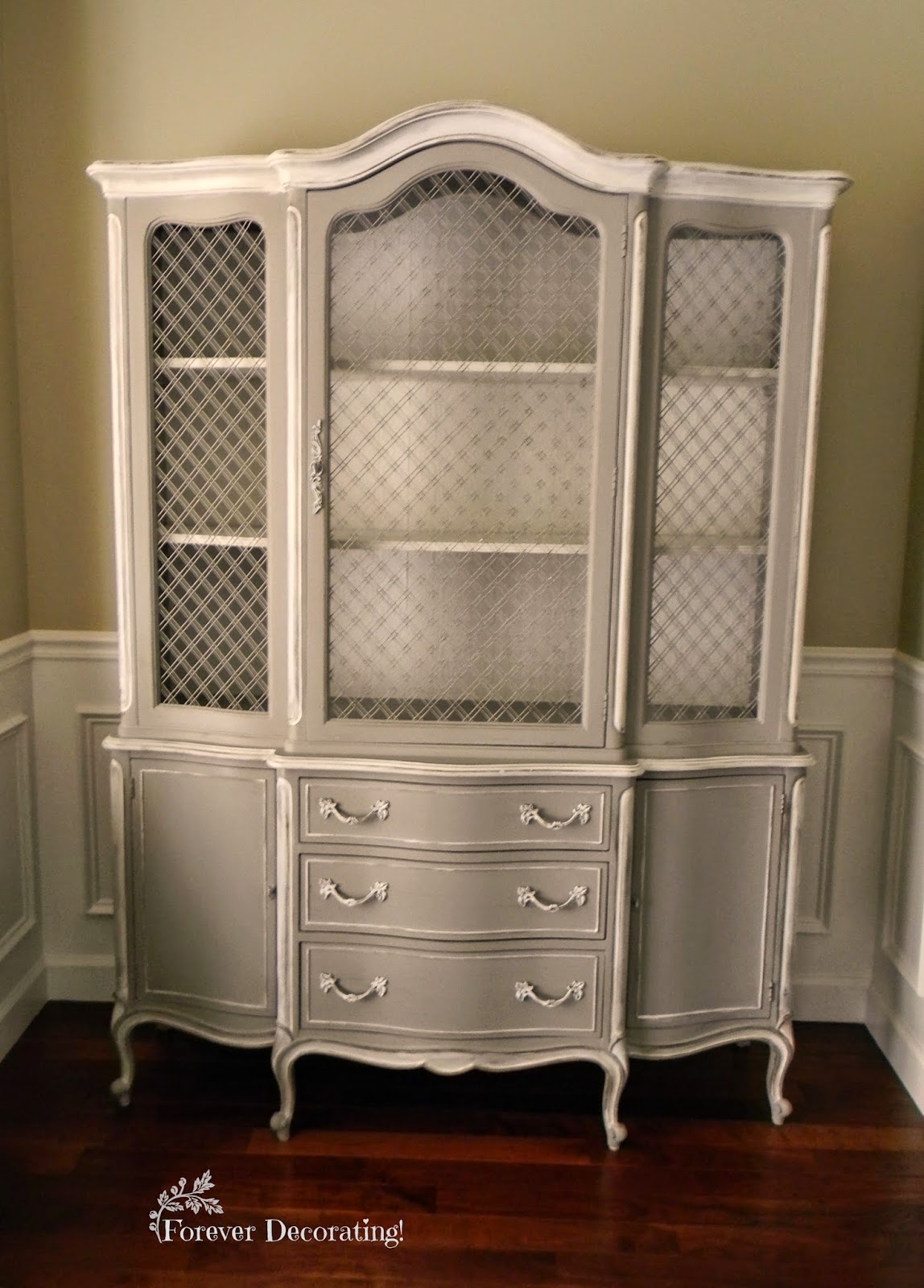 Forever Decorating!: French China Hutch!