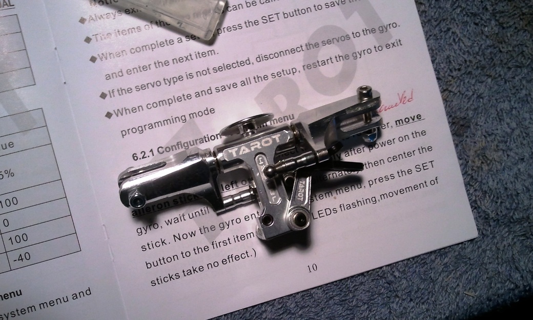 RC BLog: Pretorian 435: Tarot ZYX 3-Axis System: Strike 1