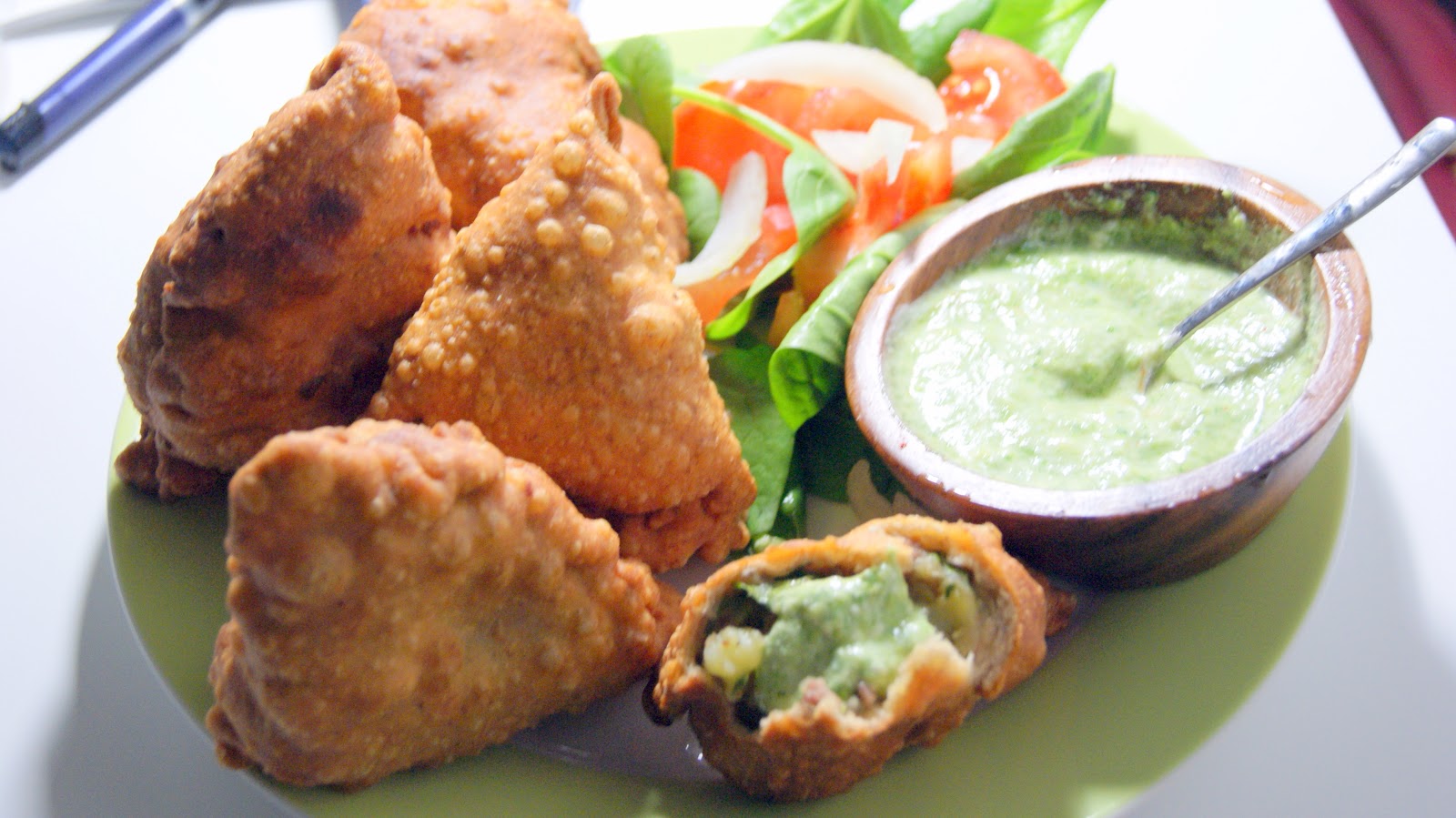 Indian potato Samosas - Fleur d'oranger, Masala & Co..