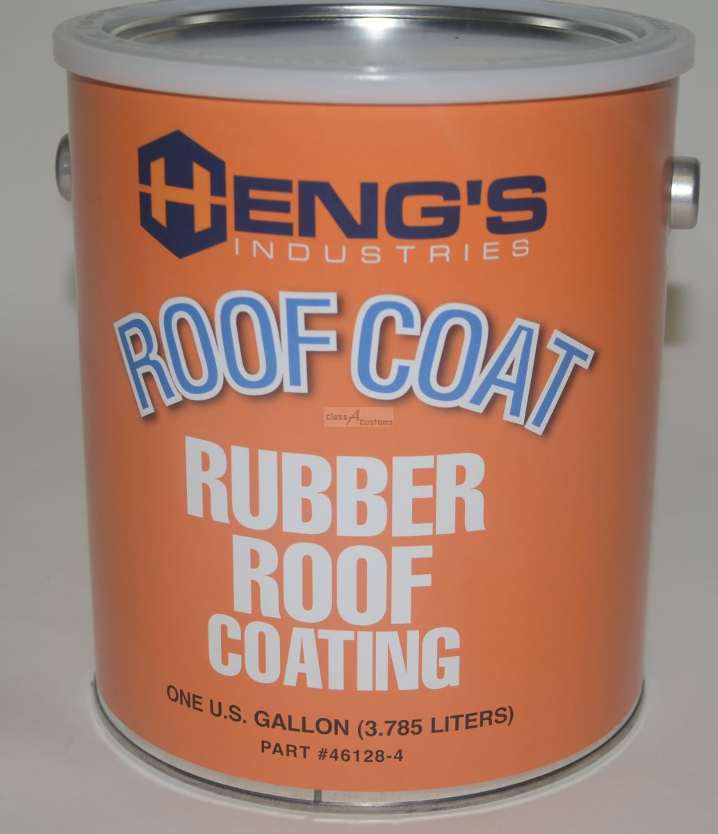 Class A Customs Heng's RV Rubber Roof Coating Installation Instructions classacustoms