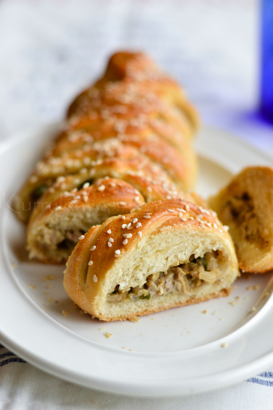 Stuffed Bread Chicken Stuffed Bread kurryleaves