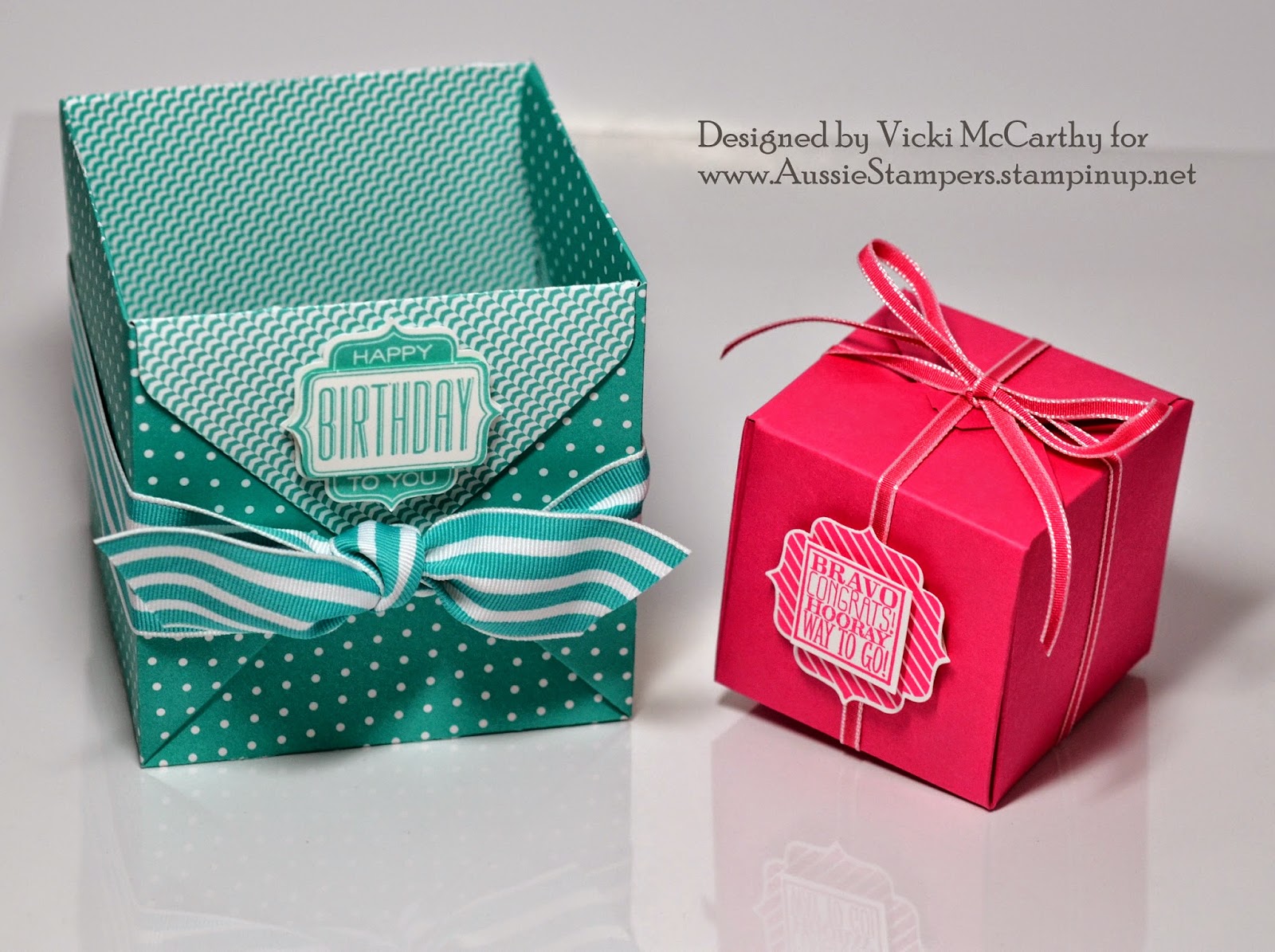 Aussie Stampers The NEW Gift Box Punch Board from Stampin' Up!