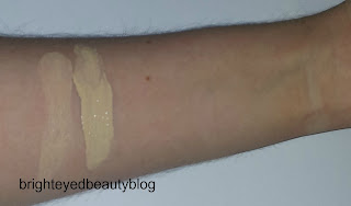 Naked Skin Foundation swatches, Urban Decay