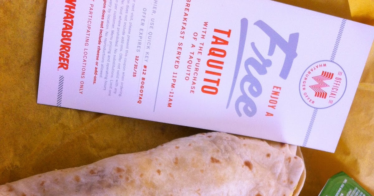 Kyle, Texas Daily Photo Whataburger Taquito