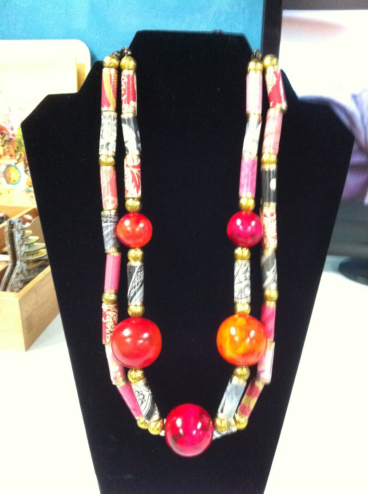 Beacon Adhesives Blog DIY Wood and Bead Necklace