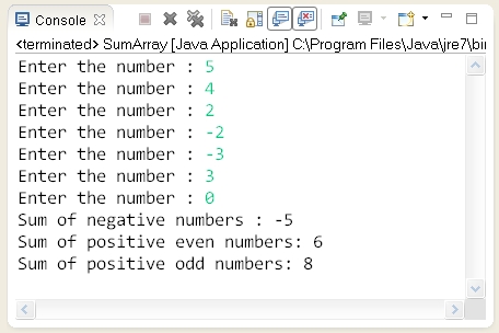 java-program-to-count-positive-and-negative-numbers