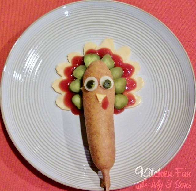 Corn Turkey's on a Stick! Kitchen Fun With My 3 Sons